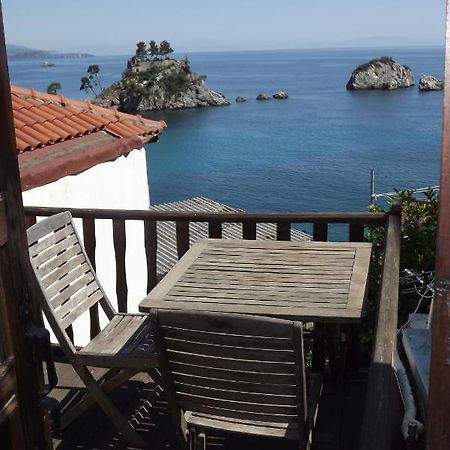 Blaue Welle Haus Parga Exterior foto