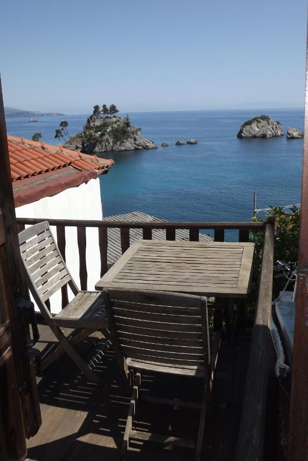 Blaue Welle Haus Parga Exterior foto