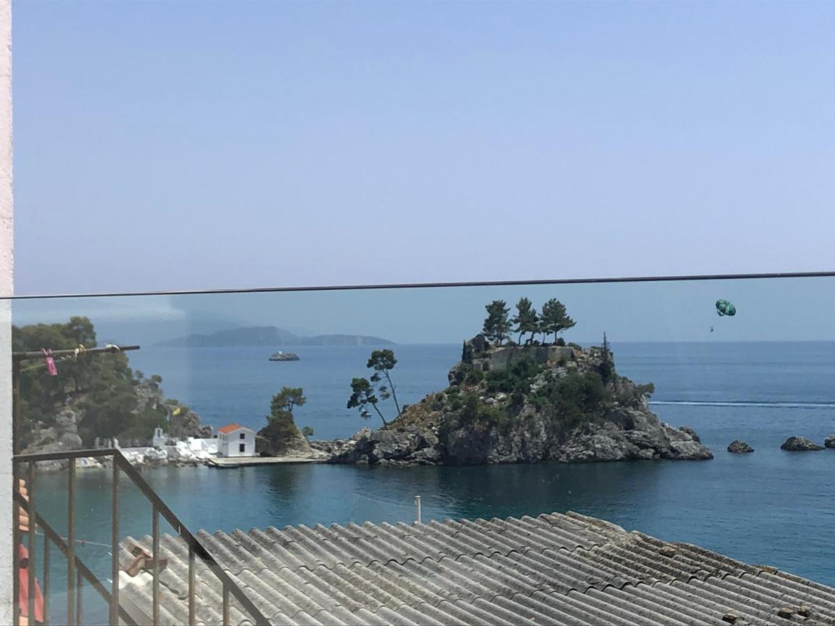 Blaue Welle Haus Parga Exterior foto