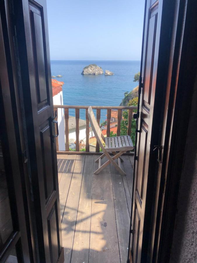 Blaue Welle Haus Parga Exterior foto